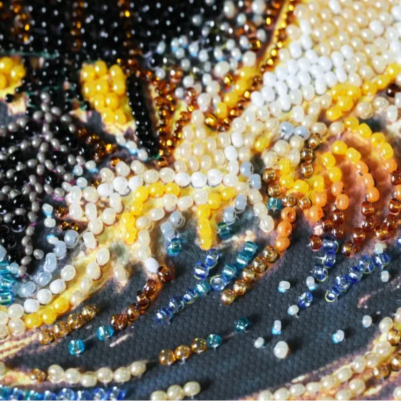 Main Bead Embroidery Kit "Under a Blazing Sun" 22 x 33 cm AAB-976