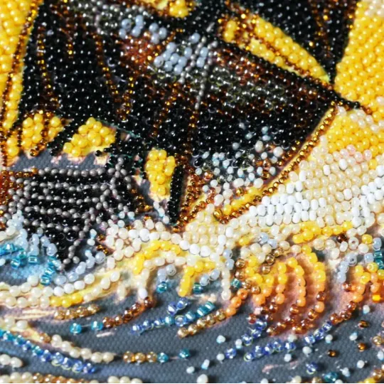 Kit de broderie perles "Sous un soleil de plomb" 22 x 33 cm AAB-976