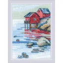 Kreuzstich-Set "Am See" 27x13 cm SR2328