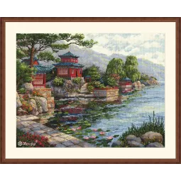 Kit point de croix "Cloche Silencieuse" 40x31 cm SK301