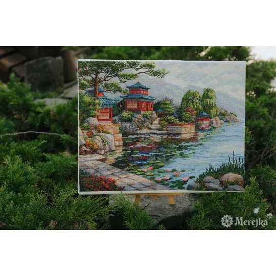 Cross stitch kit "Silent Bell" 40x31 cm SK301