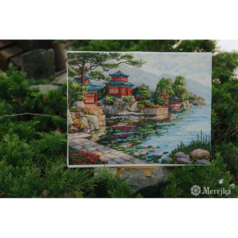 Kreuzstich-Set "Stille Glocke" 40x31 cm SK301