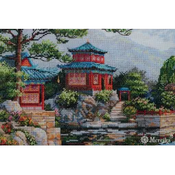 Ristinytės rinkinys "Tylus varpas" 40x31 cm SK301