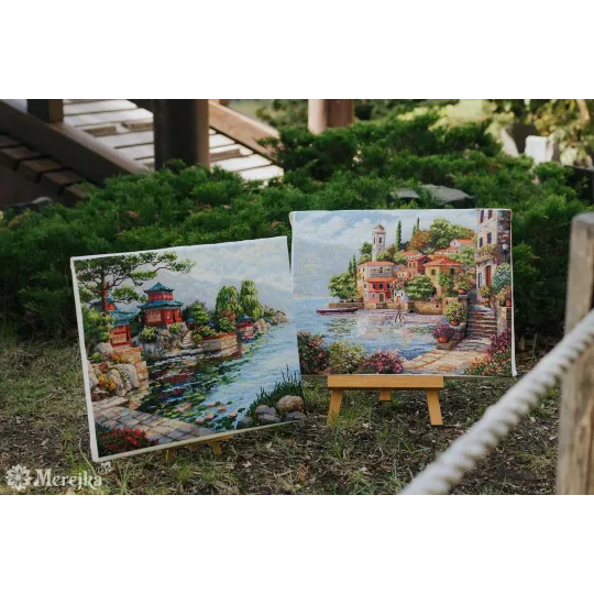 Kreuzstich-Set "Stille Glocke" 40x31 cm SK301