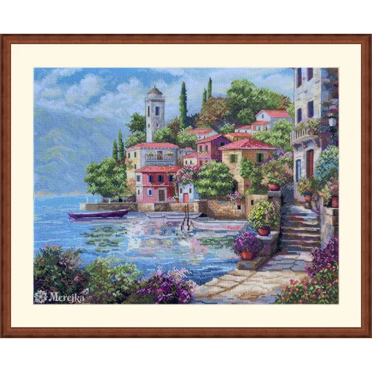 Kit de point de croix "Jardins côtiers" 31x40 SK297