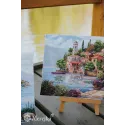 Kit de point de croix "Jardins côtiers" 31x40 SK297