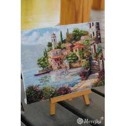 Siuvinėjimo kryželiu rinkinys "Pajūrio sodai" 31x40 SK297