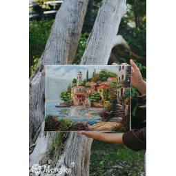 Cross stitch kit "Coastal Gardens" 31x40 SK297