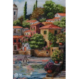 Cross stitch kit "Coastal Gardens" 31x40 SK297