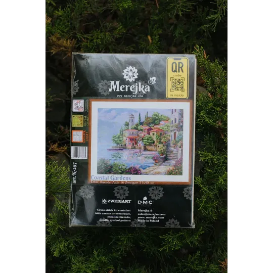 Kit de point de croix "Jardins côtiers" 31x40 SK297