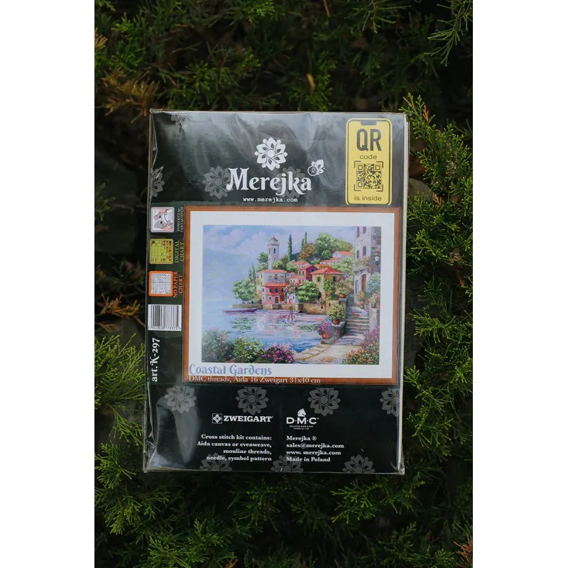Cross stitch kit "Coastal Gardens" 31x40 SK297