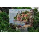 Siuvinėjimo kryželiu rinkinys "Pajūrio sodai" 31x40 SK297