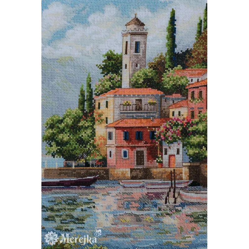 Kit de point de croix "Jardins côtiers" 31x40 SK297