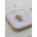 12,5x14,5 cm quadratischer Flexi-Reifen (weiß) 230-11WHT