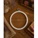 20,5 cm runder Flexi Reif (weiß) 230-4WHT