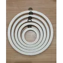 20,5 cm Round Flexi Hoop (white) 230-4WHT