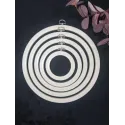 Cercle flexible rond de 20,5 cm (blanc) 230-4WHT