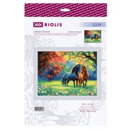 Cross Stitch Kit "Autumn Morning" 40x30 cm SR2330