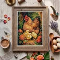 Cross-stitch kit "Hen in the Yard" 23 х 30 cm AAH-326
