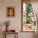 Kit de point de croix "Poule dans la cour" 23 х 30 cm AAH-326