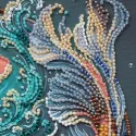 Mid-sized bead embroidery kit "Dancing among the waves" 20 х 20 cm AAMB-142