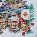 Kreuzstich-Set "Die Verrückte Teeparty" 18x17 cm AAH-320