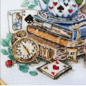 Cross-stitch kit "The mad tea party" 18х17 cm  AAH-320