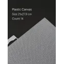 Plastic canvas count 14 Clear 21x27.9 cm A2114