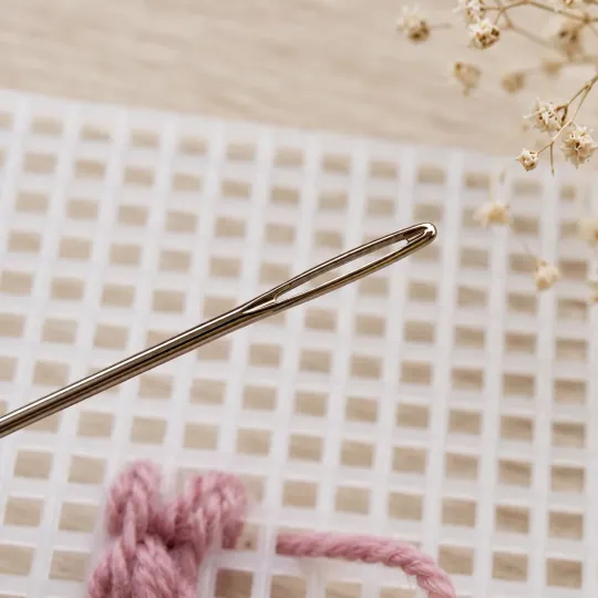 Metal needles (for 5,7 canvas, yarn) 2 pcs A2102