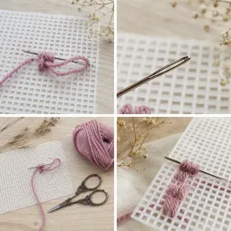 Metal needles (for 5,7 canvas, yarn) 2 pcs A2102