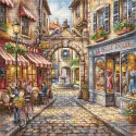 Набор для вышивания крестиком "La Belle Epoque" 28.57 x 28.57 cm AVA-P096