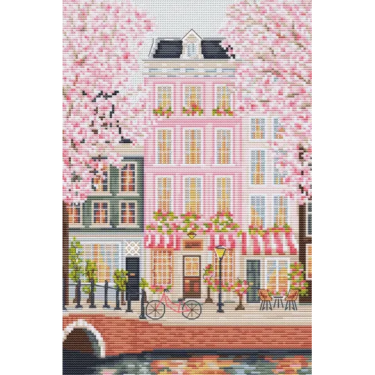 Cross Stitch Kit Amsterdam, Netherlands 17.5x26 cm SBPK01