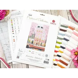 Cross Stitch Kit Amsterdam, Netherlands 17.5x26 cm SBPK01