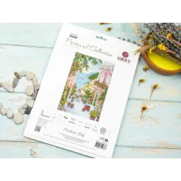 Cross Stitch Kit Positano,Italy 17.5x26 cm SBPK02