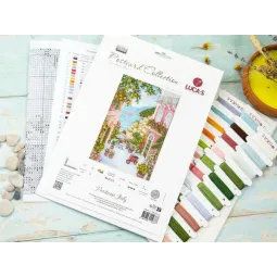 Cross Stitch Kit Positano,Italy 17.5x26 cm SBPK02