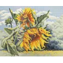 Cross stitch kit Sunflowers in the Wind 30x24 cm SRA1033