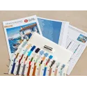 Cross stitch kit  "The Fisherman's Corner'' 19.05 x 17.78 cm AVA-P103