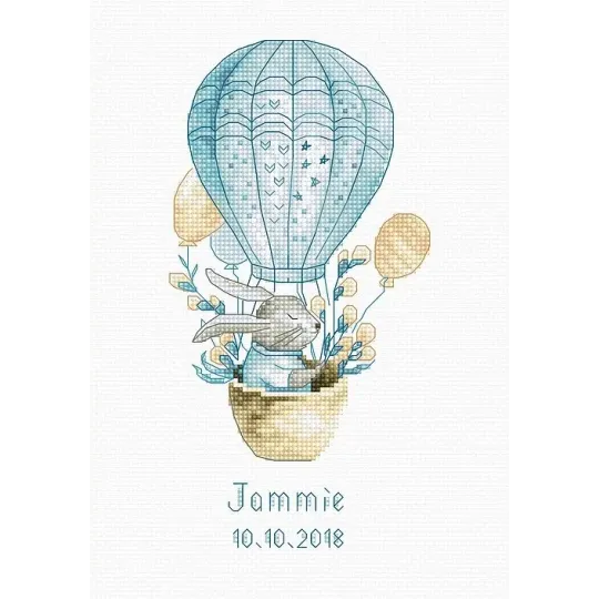 Hase im fliegenden Ballon SB1150
