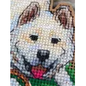 Kreuzstich auf Holzsockel "Shiba Inu" 17*12 cm SO-170