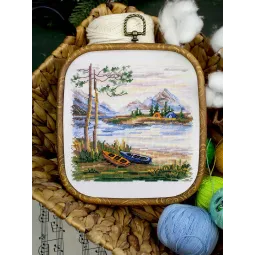 Kit de point de croix "Nuit dans la nature" 16*16 cm SNV-956
