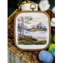 Kit de point de croix "Nuit dans la nature" 16*16 cm SNV-956