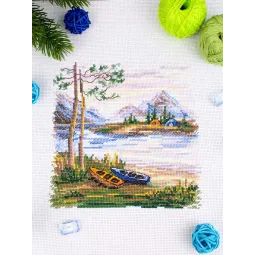 Kit de point de croix "Nuit dans la nature" 16*16 cm SNV-956