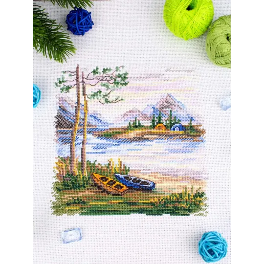 Kit de point de croix "Nuit dans la nature" 16*16 cm SNV-956