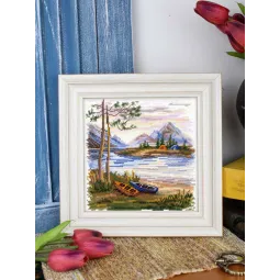 Kit de point de croix "Nuit dans la nature" 16*16 cm SNV-956