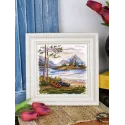 Kit de point de croix "Nuit dans la nature" 16*16 cm SNV-956