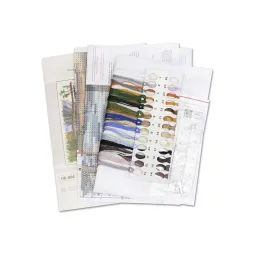 Kit de point de croix "Nuit dans la nature" 16*16 cm SNV-956