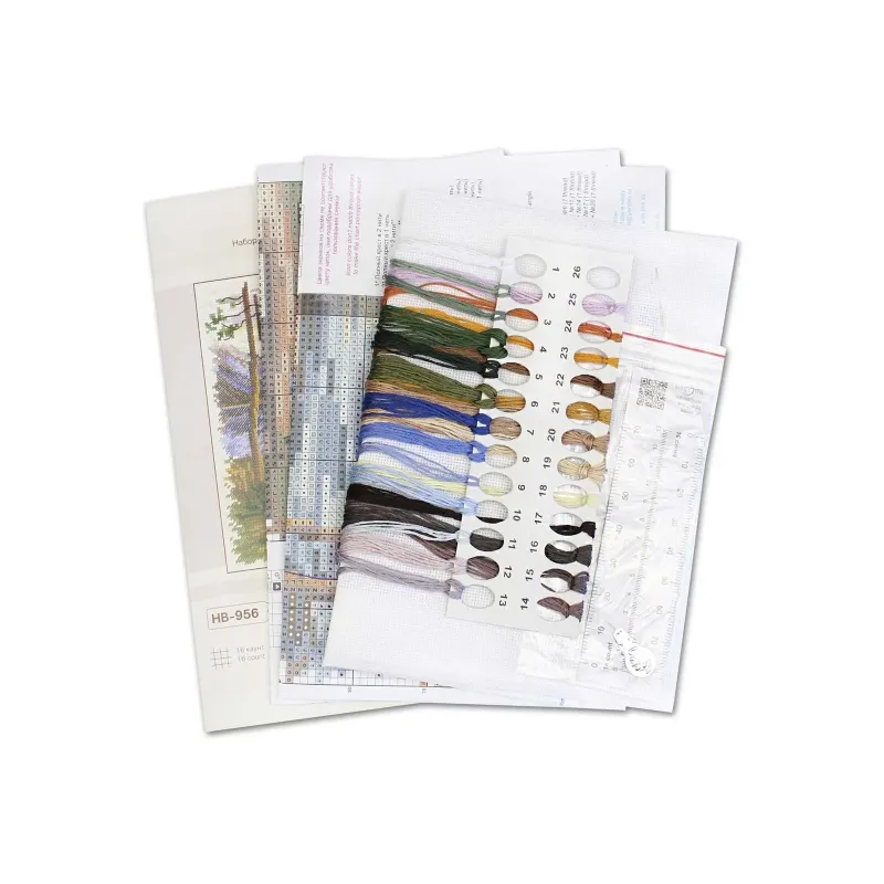 Kit de point de croix "Nuit dans la nature" 16*16 cm SNV-956