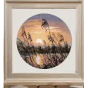 Cross stitch kit "Evening silence" 25×25 cm S1732