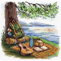 Kreuzstich-Set "Tourist Stop" 16*16 cm SNV-957