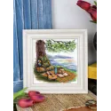 Kreuzstich-Set "Tourist Stop" 16*16 cm SNV-957